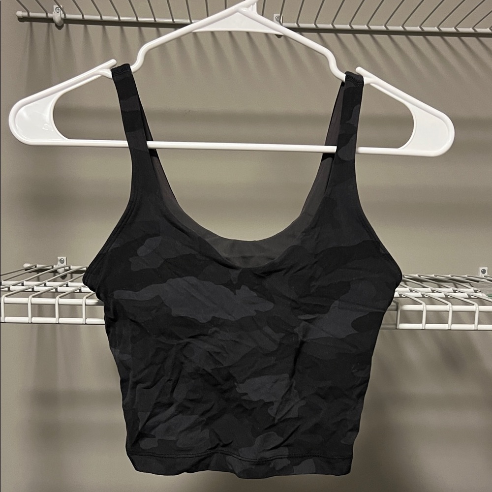 Lululemon Black Camouflage Align Top Size 2